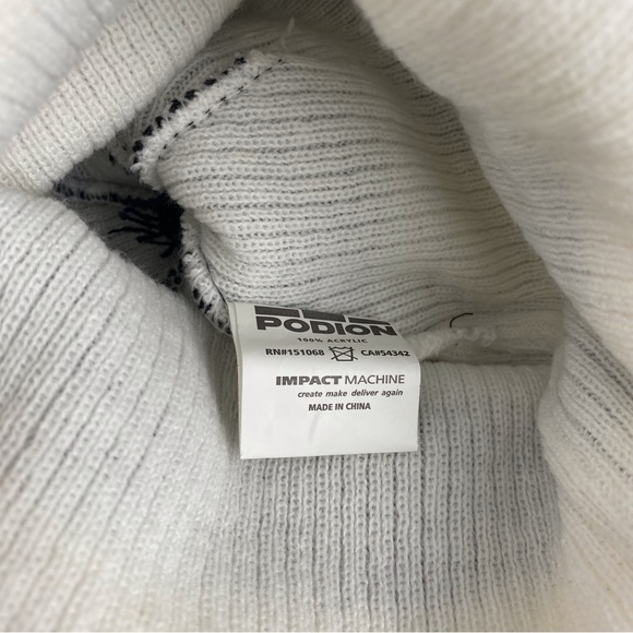 Budweiser New Orleans Saints Beanie Toque with Pompom Navy & White Winter Hat - Picture 5 of 6